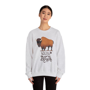 Fluffy Cow Halloween Sweatshirt