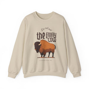 Do Not Pet the Fluffy Cow - Unisex Crewneck Sweatshirt