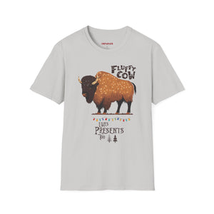 Fluffy Cow Christmas T-Shirt