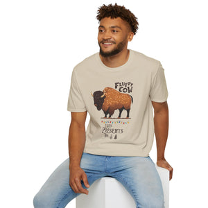 Fluffy Cow Christmas T-Shirt