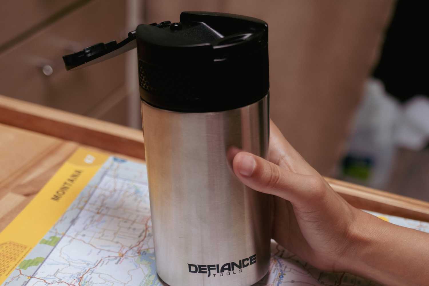 Defiance tools insulated french press drinking lid