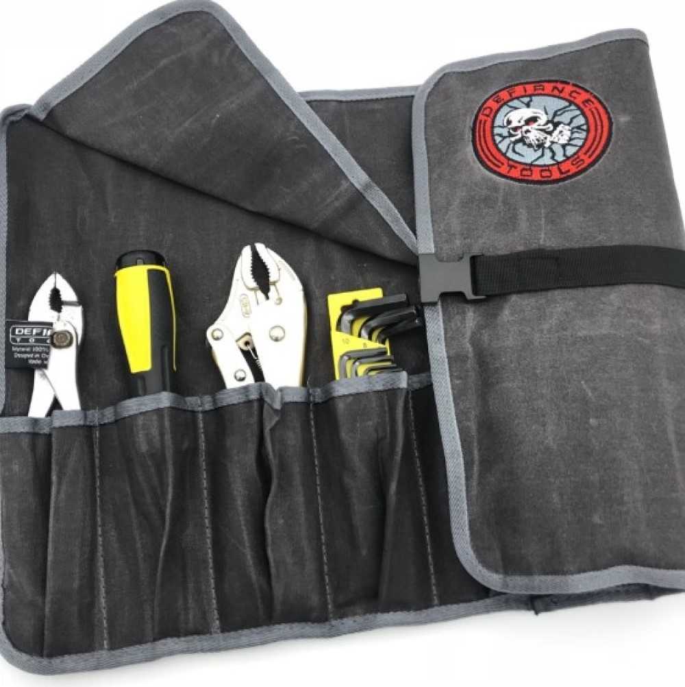 Buy Waxed Canvas Tool Roll Online Defiance Tools